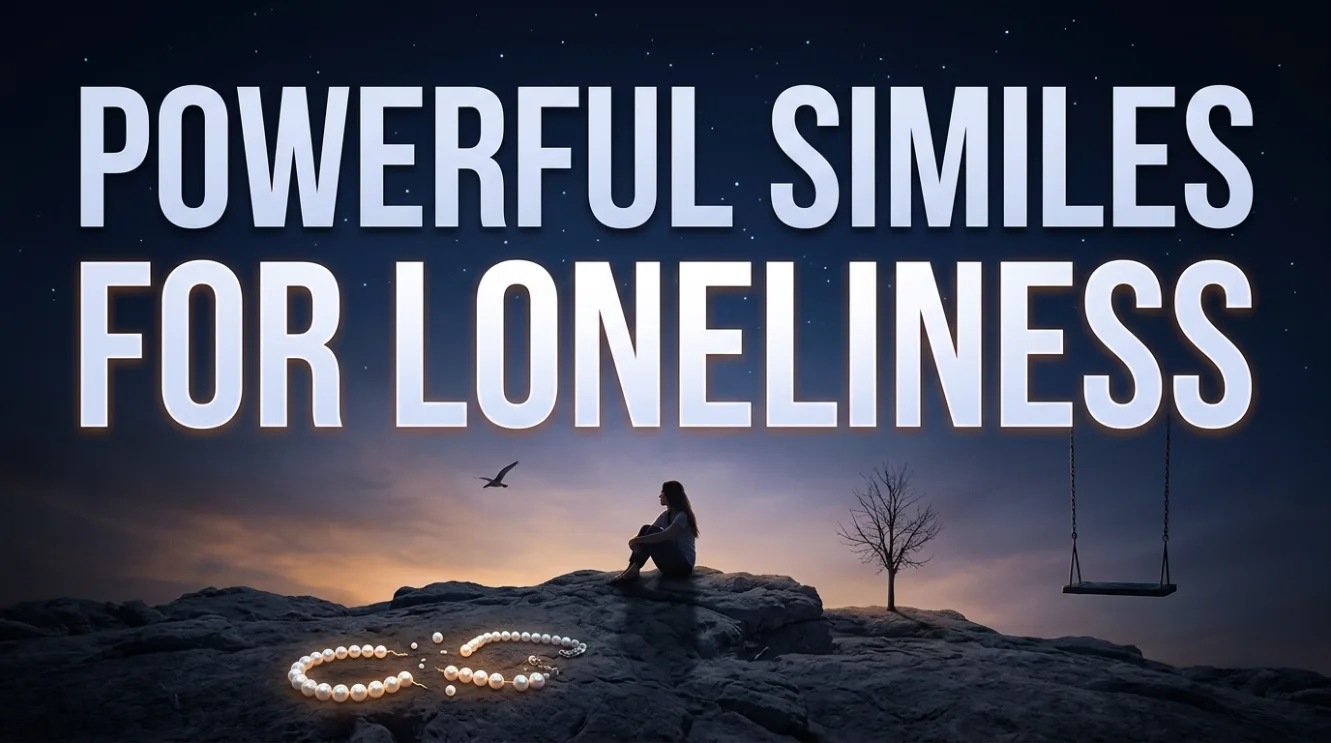 Powerful similes for loneliness