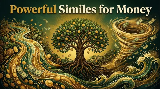 Powerful similes for money