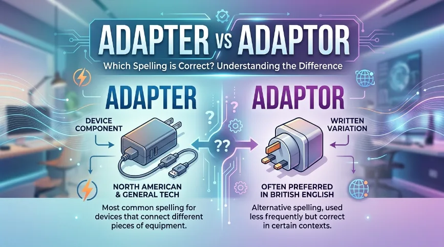 Adapter vs adaptor
