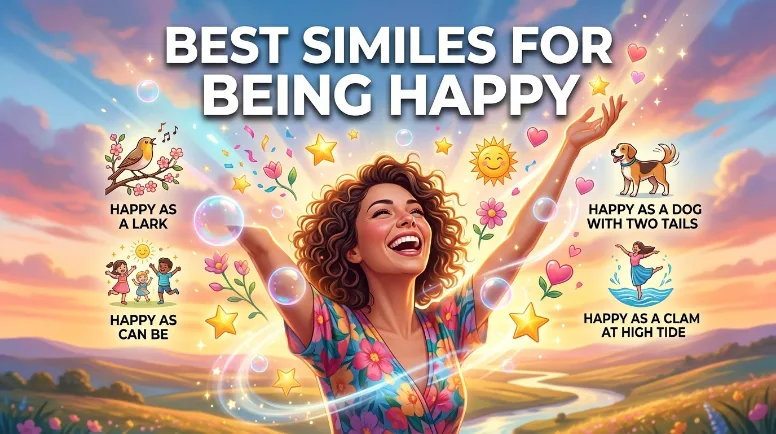 Best Similes for being happy