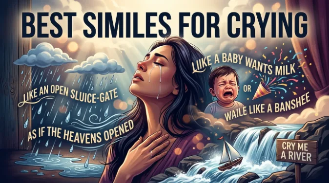 Best Similes For Crying