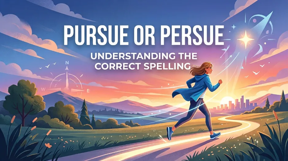 Persue or Pursue