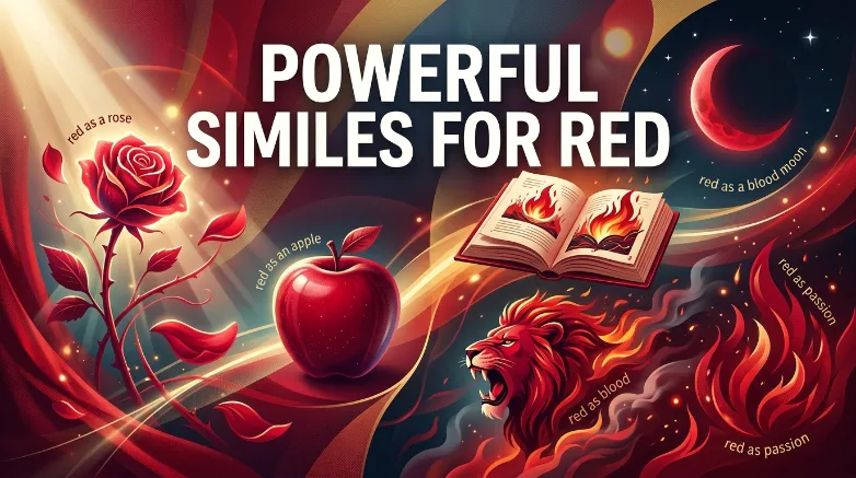 Powerful Similes for Red