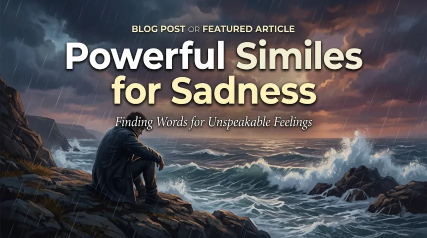 Powerful Similes for sadness