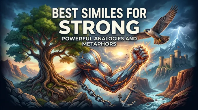 Powerful similes for strong