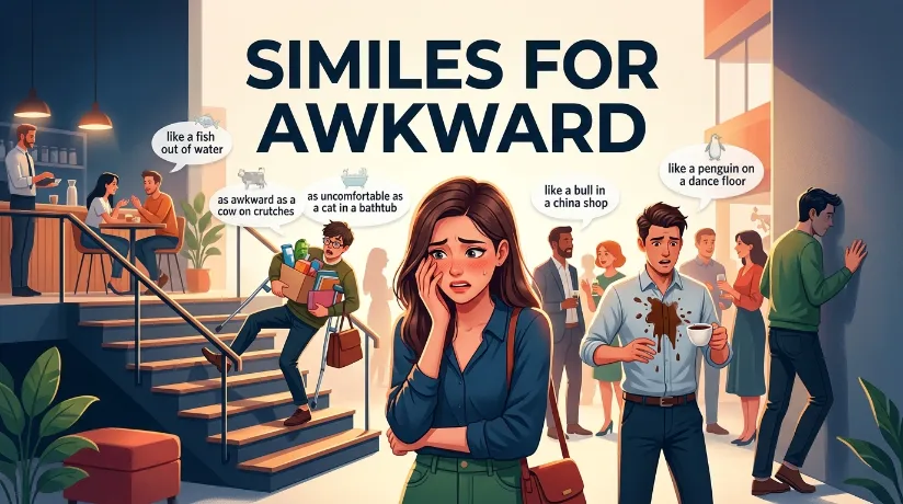 Similes For Awkward
