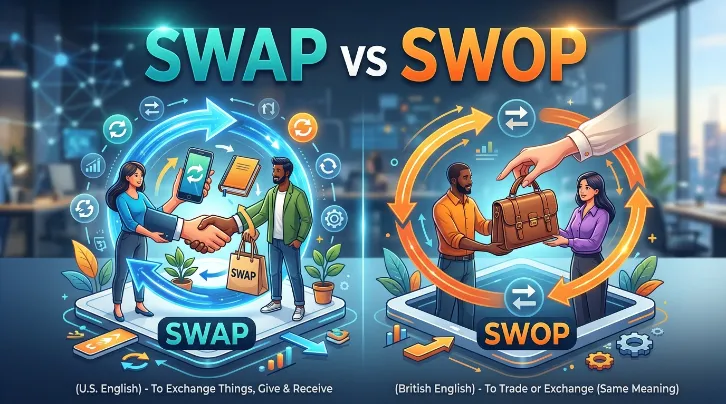 Swap vs Swop