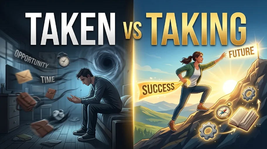 Taken Vs Taking